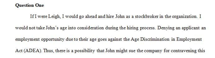 Essay Assignment – Lesson 04 Generational Diversity