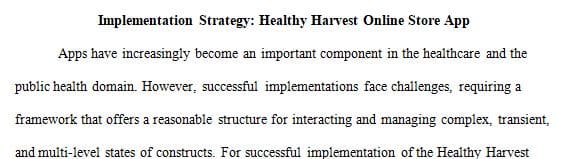 Joan’s team at Healthy Harvest is ready to review how to implement and maintain the new online store app.