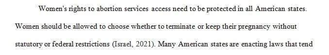 Legislation Grid and Testimony/Advocacy Statement