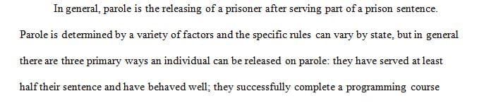 Parole Board Hearing Simulation