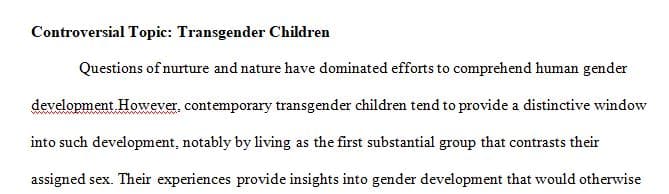 Select a controversial topic related to diverse cultures and communities currently affecting K-12 education