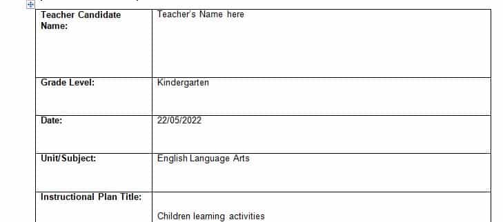 Use the COE Lesson Plan Template to create the unit’s third lesson plan