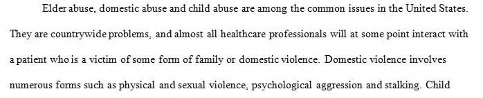 What characteristics would lead a provider to suspect domestic violence