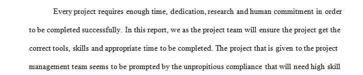You are a project manager for an urgent and complex project.