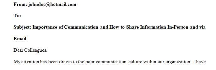 You have noticed a change in the way your colleagues are communicating