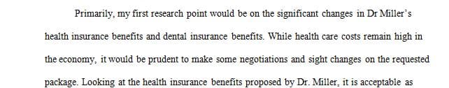 A Human Resources department is typically responsible for building a compensation package for each job category.