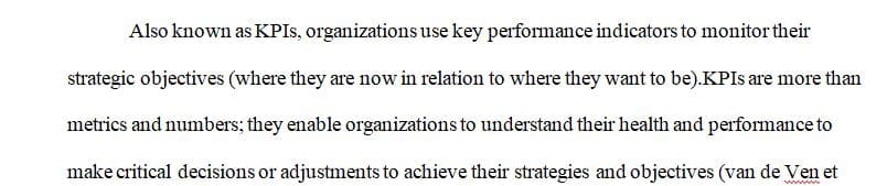 A company must establish business objectives.