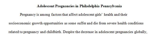 Adolescent pregnancy is viewed as a high-risk situation because it poses serious health risks