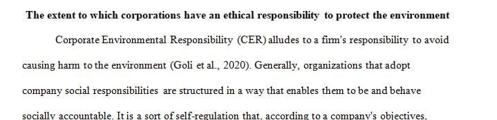 Read Chapter 9: Business and Environmental Sustainability in your textbook
