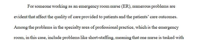 Complete an evidence-based practice project addressing a problem