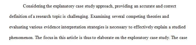 Demonstrate your knowledge of preparing and collecting case study (evidence) data