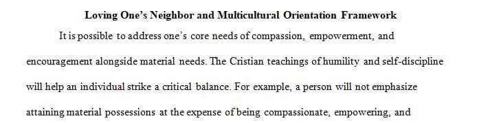 Discuss how we can address core needs of encouragement compassion and empowerment