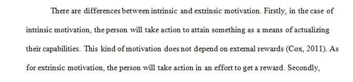 Intrinsic Motivation and Extrinsic Motivation