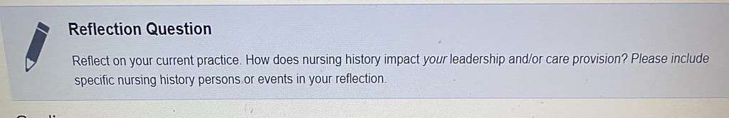 Reflection on Leadership and Provision of Care