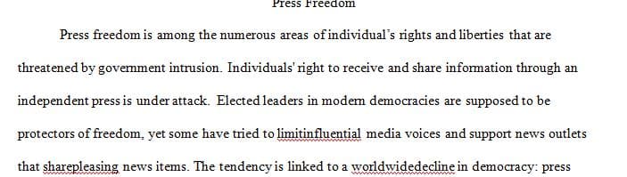 In which areas do you think people’s rights and liberties are at risk of government intrusion