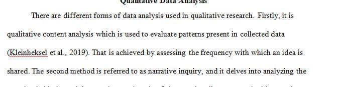 Discussion 1 - Qualitative Data Analysis