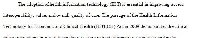 Select 1 of the following and identify 1 healthcare objective