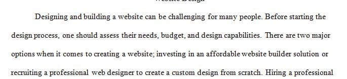 Submit a word processing file and a brief (one paragraph) description of what you plan to work on.
