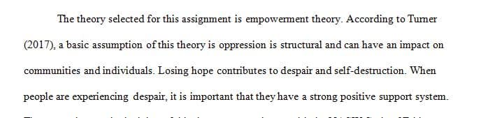 Values Underlying Theory and the NASW Code of Ethics