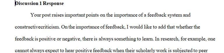 Conducting a Google search for constructive criticism