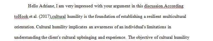 Continuing the Journey of Cultural Humility