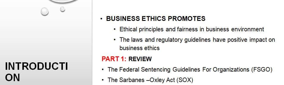 Examine the Federal Sentencing Guidelines for Organizations