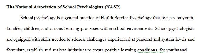 Examine the various associations in psychology as they relate to your interests in psychology
