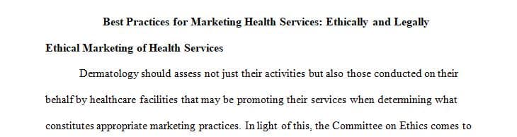 For this assignment, you will be placing yourself in a consultant role