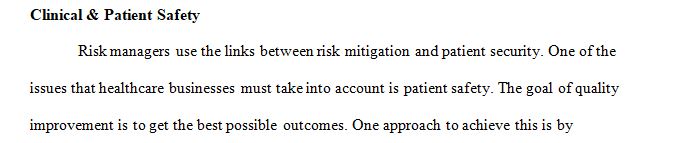 create an educational program that supports the implementation of risk management strategies