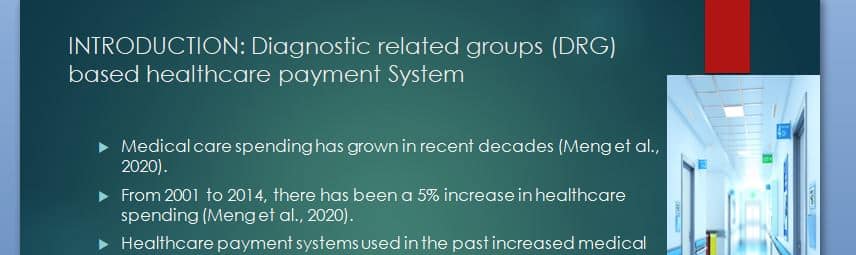 Create a presentation on the health care payment system