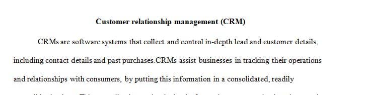 Analyze how marketers use customer relationship management (CRM) as a targeting tool