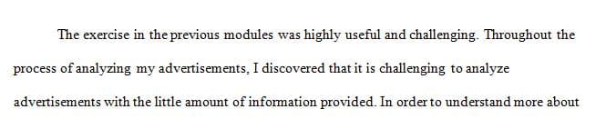 Analyzing advertisements by objectively describing individuals and their actions