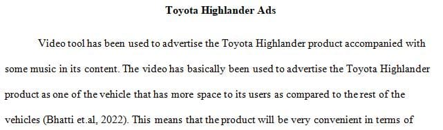 Apply that knowledge to the analysis of your advertisements.