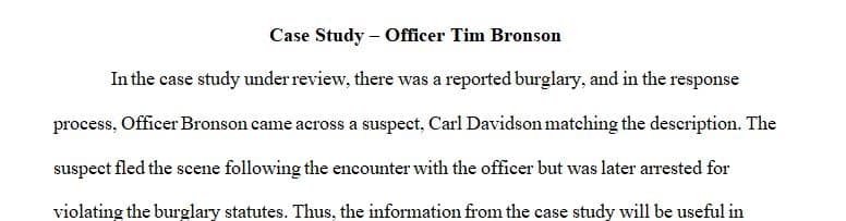 Explain the process of arrest how are they placed under arrest