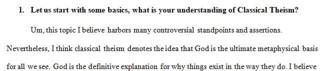 For this interview, you will need to create a list of 10 questions