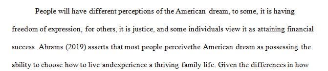 How to Write the Analysis Essay on the American Dream