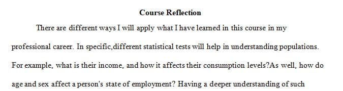 How will you apply what you’ve learned in this course to your personal, professional, or future research work