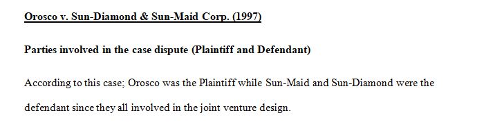 Identify the parties involved in the case dispute (who is the plaintiff and who is the defendant).