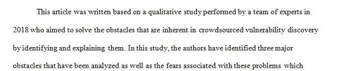 Identify the problem being solved/addressed.
