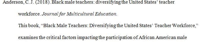Impact of the Under-representation of African American Male Administrators in K-12 Leadership