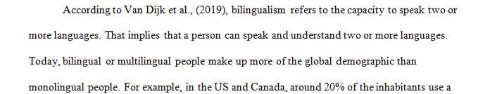 Learning two or more languages can be beneficial to cognition in several ways