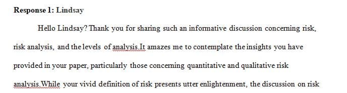 Risk is the measure of the possibility that harm will befall a critical asset by a threat successfully targeting