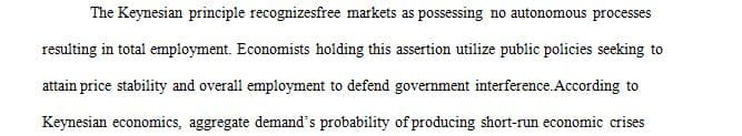 What are the fundamentals of Keynesian economics