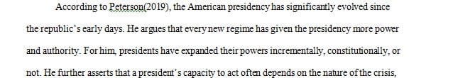 What factors have allowed presidential power to increase over time