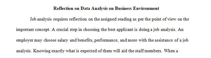 Why is it important in today's business environment to have a sound job analysis system