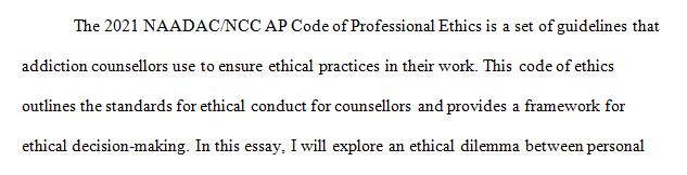 Application Analysis Understanding Counseling skills in Addictions