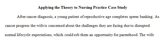 Applying a Nursing Theory to Practice Problem Paper