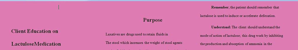 Client education is a key aspect of the medication administration process