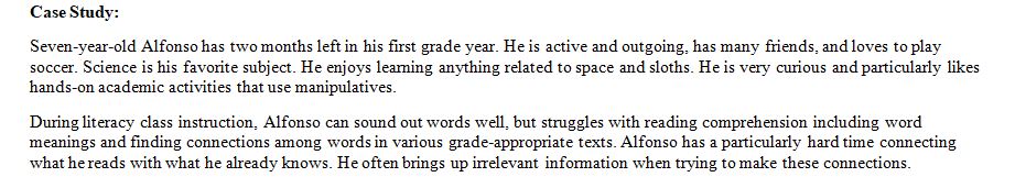 Complete the planning chart below to outline a research-based reading lesson based on a grade-appropriate book