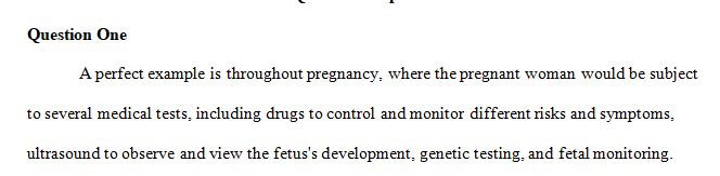 Describe a scenario that demonstrates how modern medical technology may complicate the transition to parenting